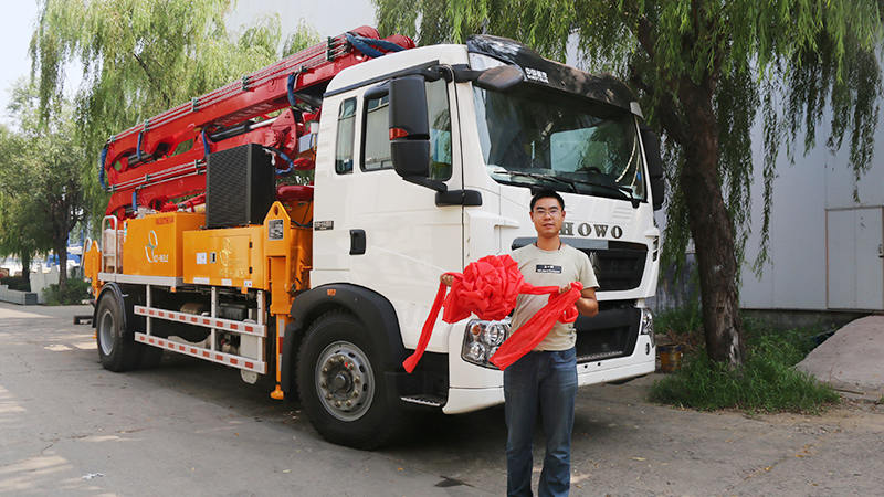 科尼樂混凝土泵車給力，半年時間就回本了